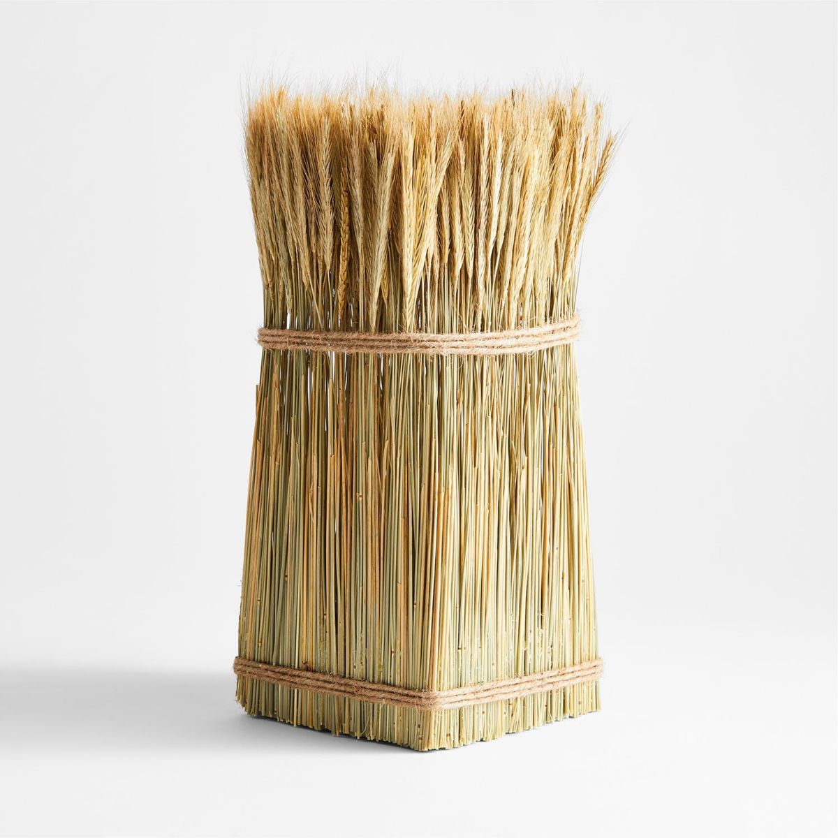 CRATE & BARREL - Manojo de Trigo Cuadrado Decorativo