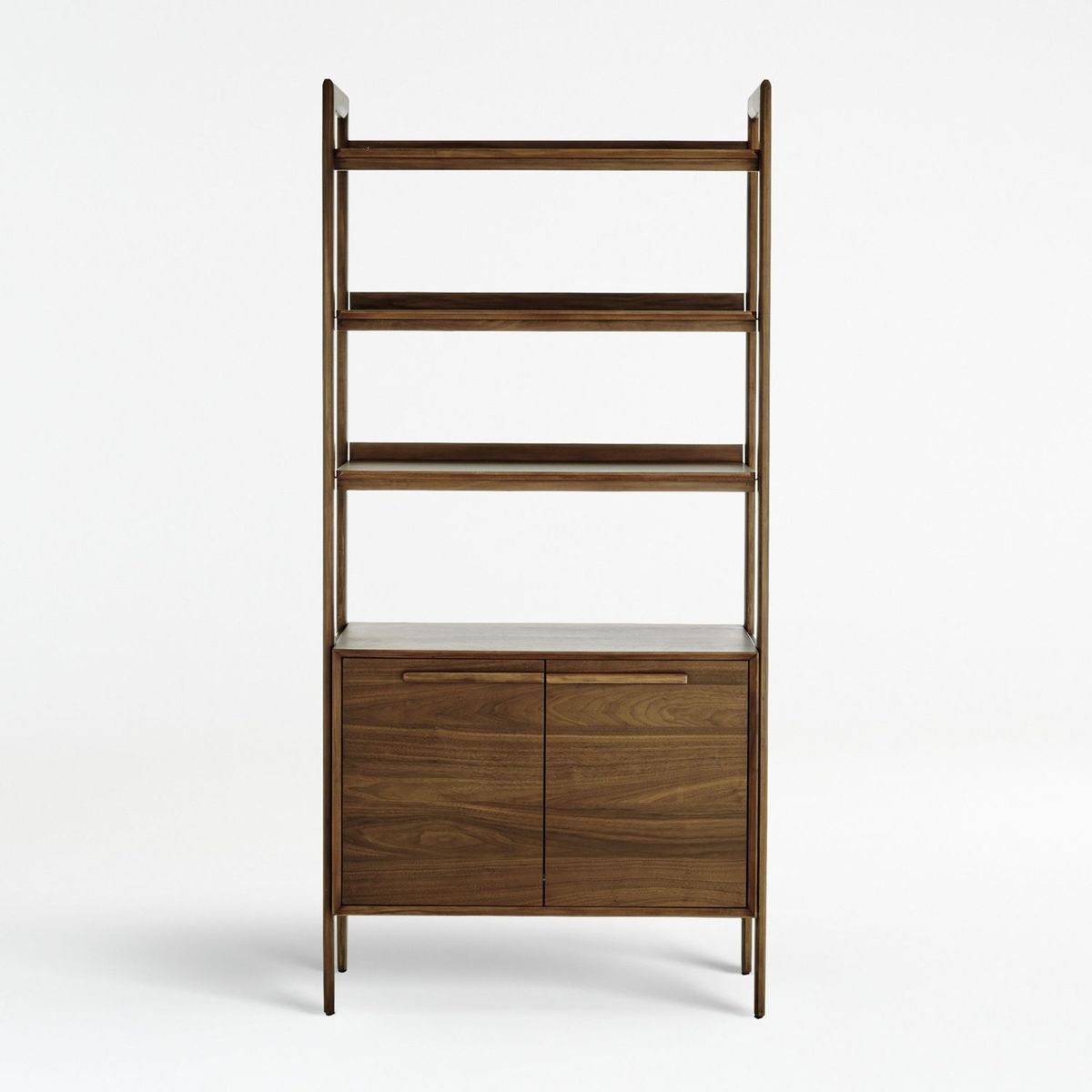CRATE & BARREL - Gabinete Librero de Nogal Tate
