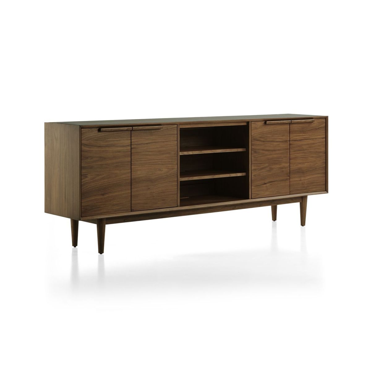 Consola Multimedia de Nogal Tate | Crate & Barrel Perú