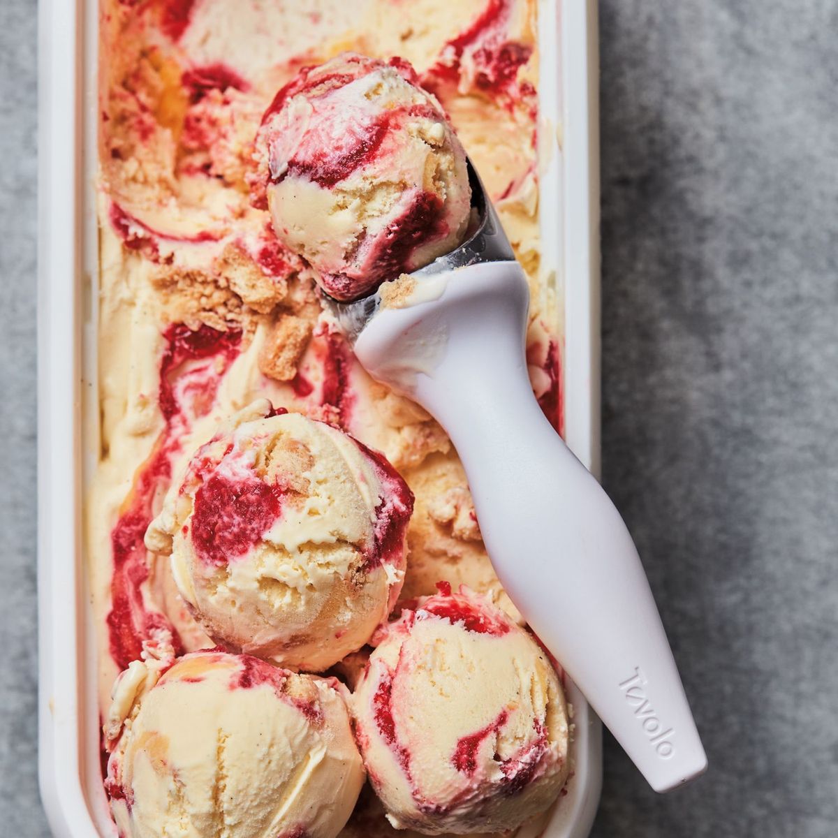 CRATE & BARREL - Cuchara para Helado Blanca Tovolo