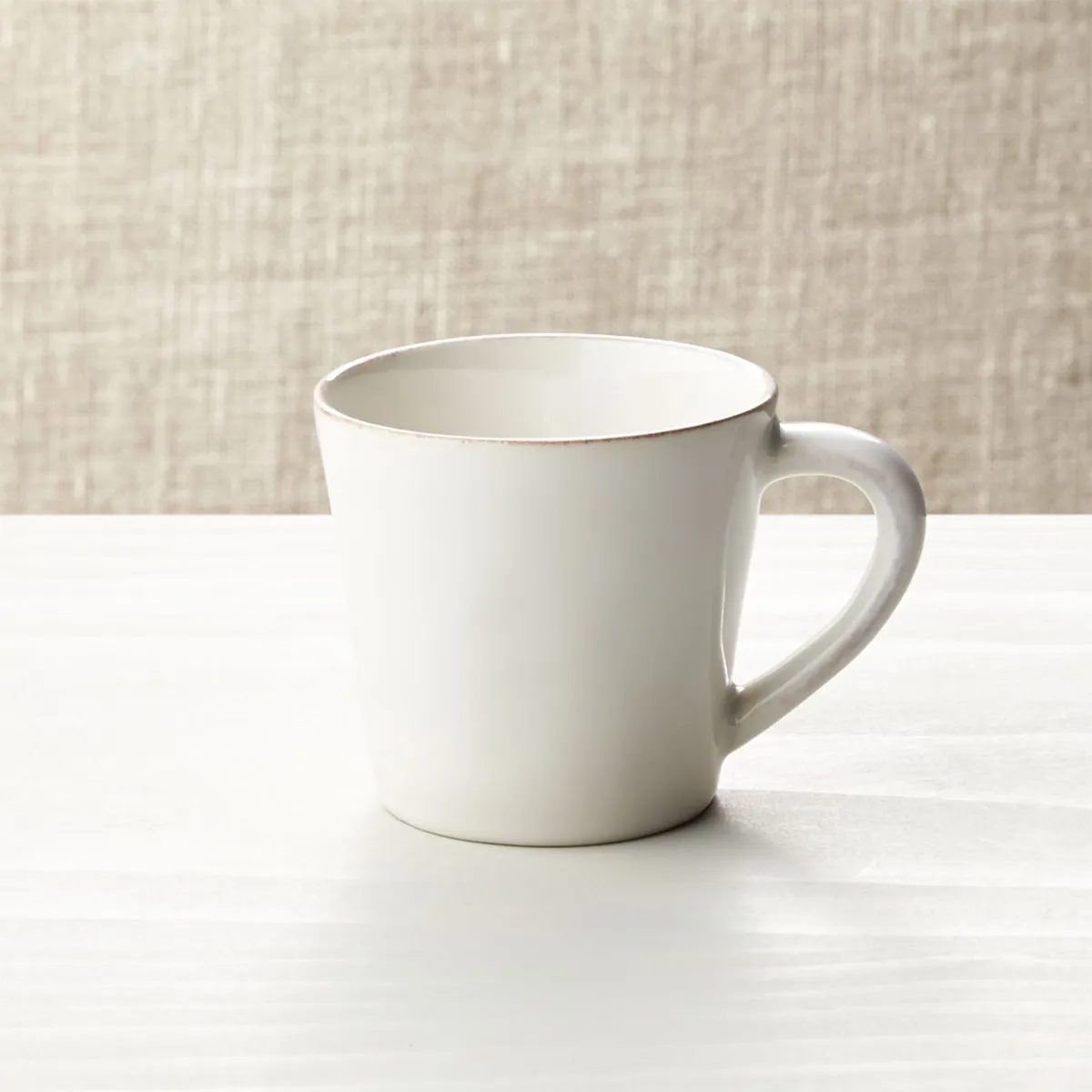 CRATE & BARREL - Taza Marin Blanca Crate & Barrel
