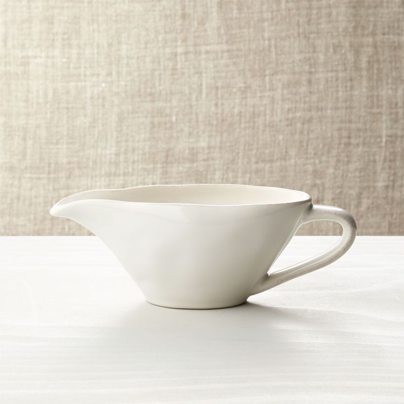 CRATE & BARREL - Salsero Marin Blanco