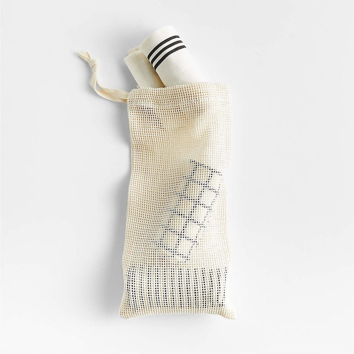 CRATE & BARREL - Set de Paños de Cocina con Bolsa Reutilizable