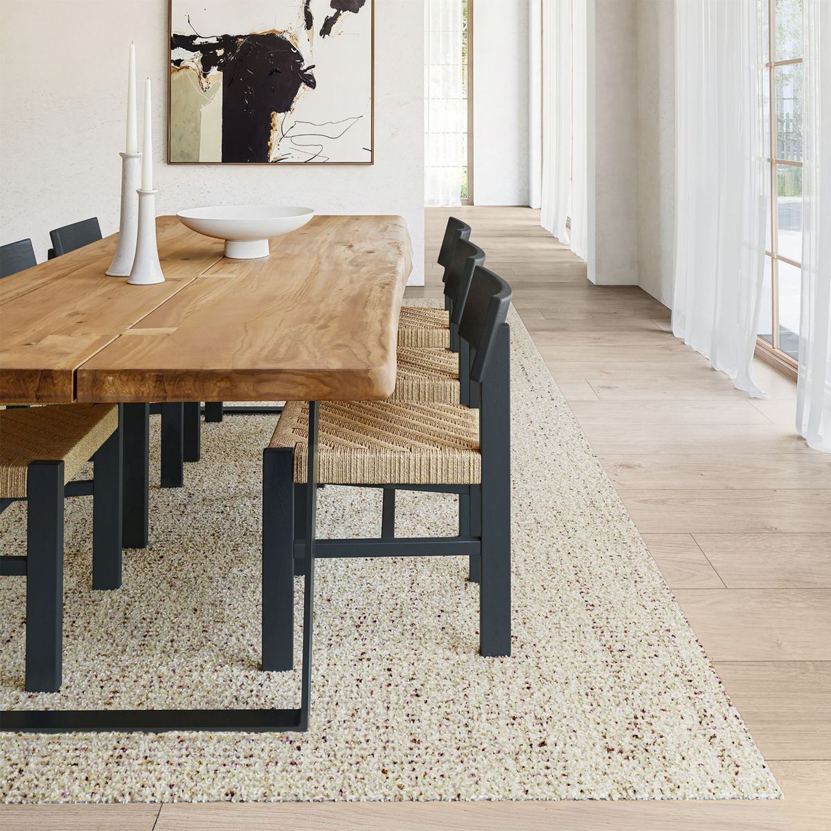 CRATE & BARREL - Silla de Comedor Dunewood