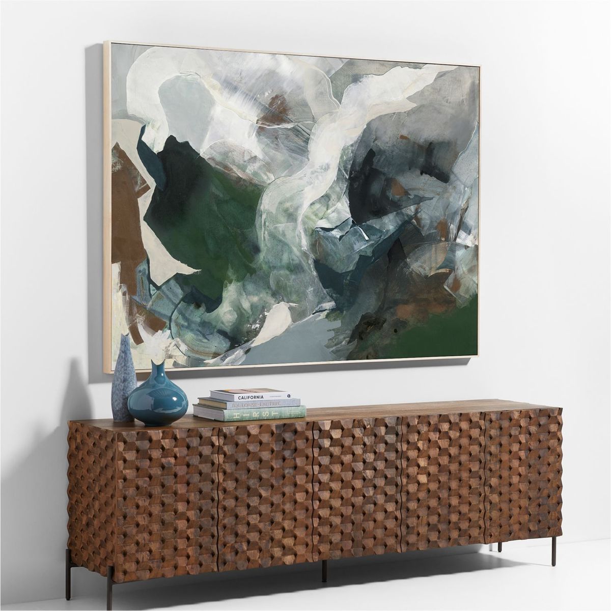 CRATE & BARREL - Cuadro "forest Movement" By Britt Mcgraw 130x180cm