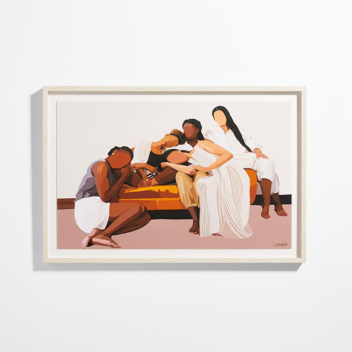 CRATE & BARREL - Cuadro "safe" 91x137cm