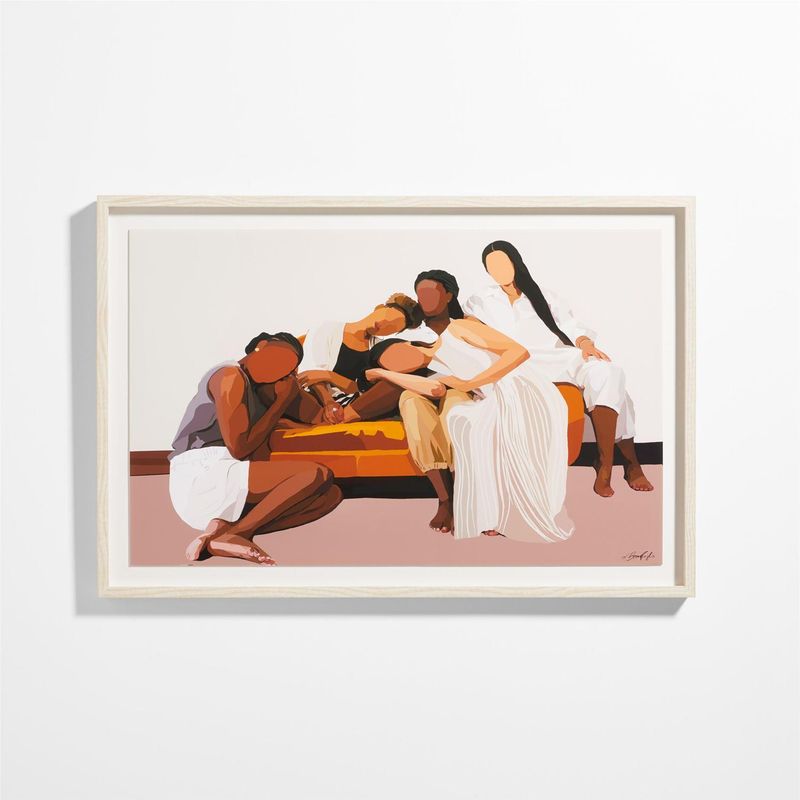 CRATE & BARREL - Cuadro "safe" 91x137cm