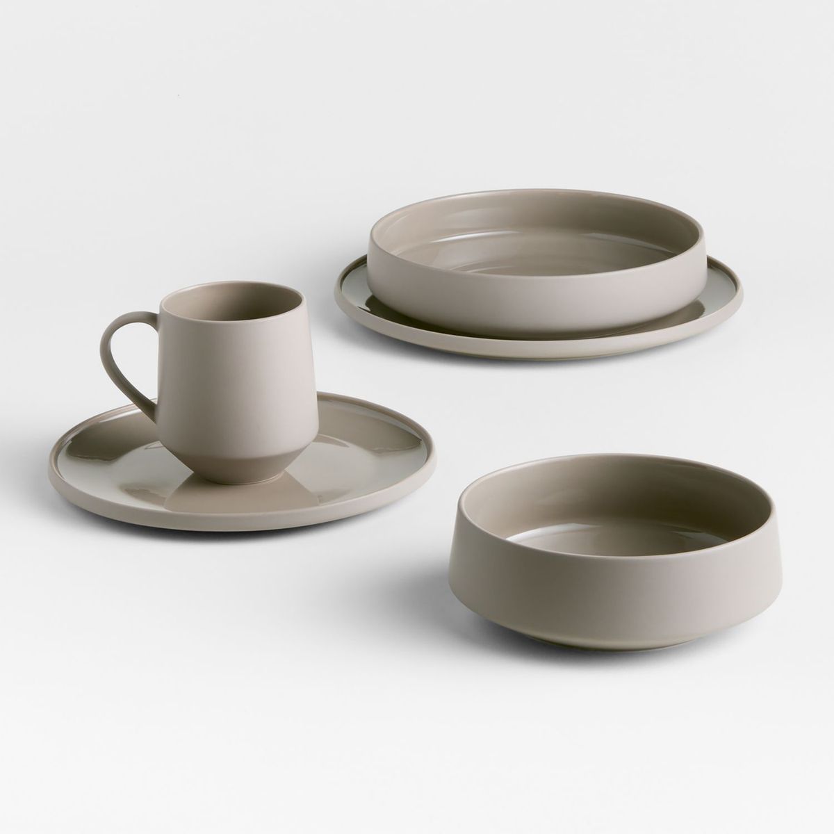 CRATE & BARREL - Mug Tour de Porcelana
