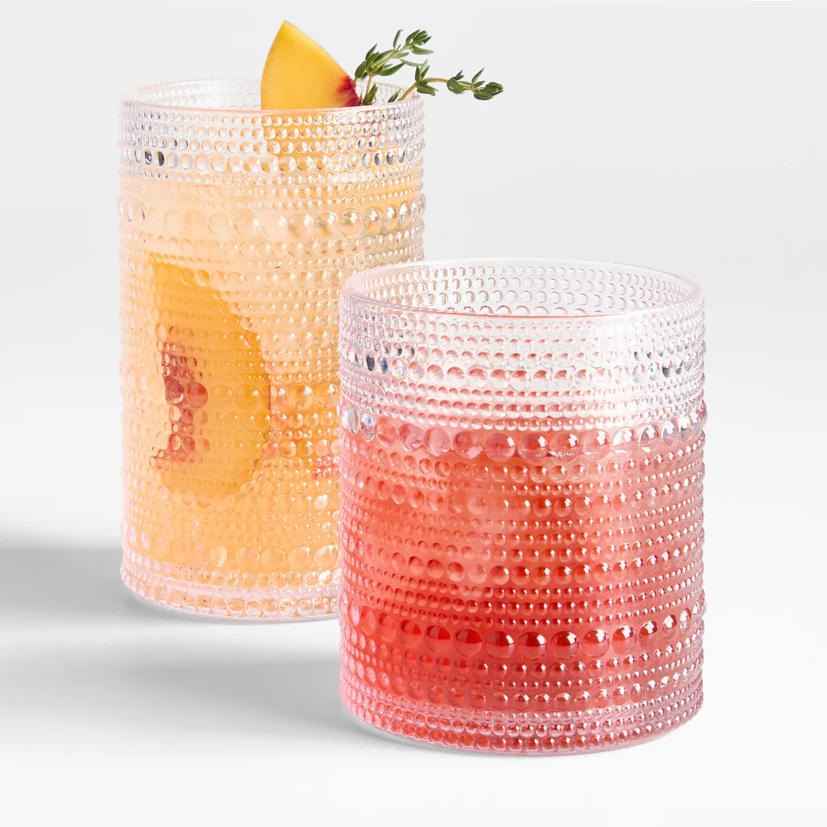 CRATE & BARREL - Vaso Corto Acrílico Alma 