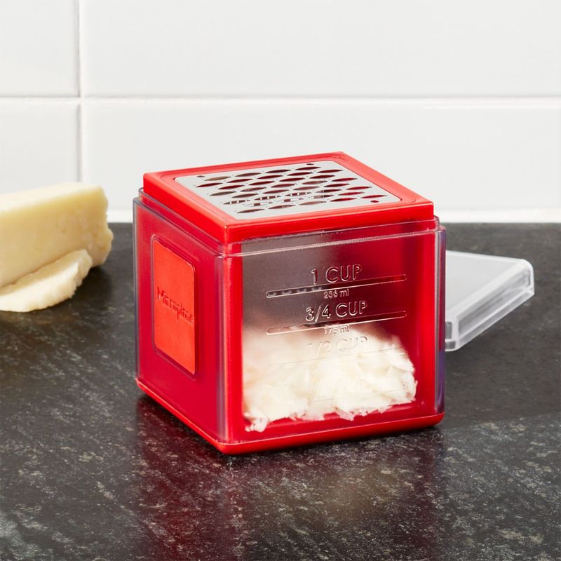 CRATE & BARREL - Cubo Rallador de Queso Microplane