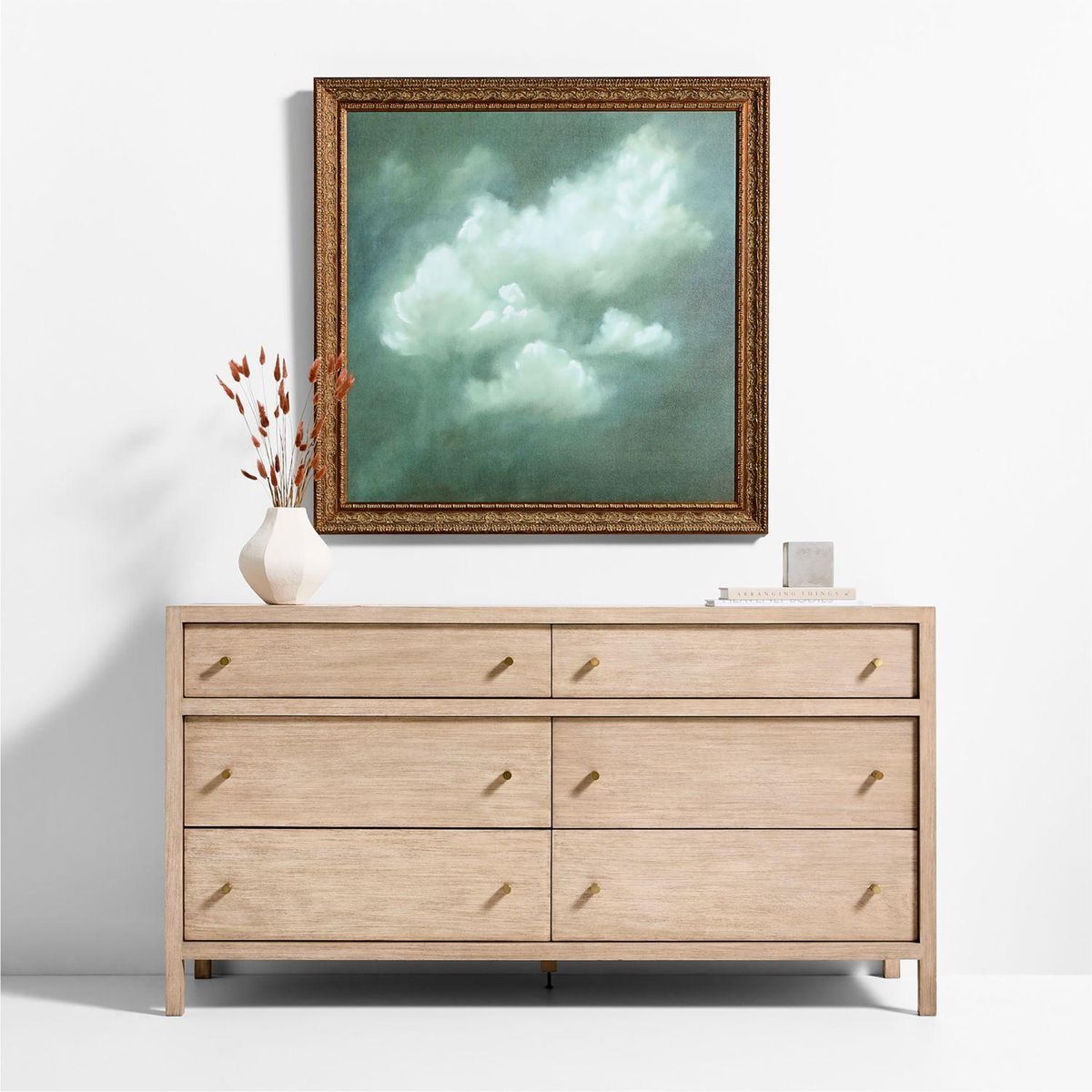 CRATE & BARREL - Cuadro "queen Of The Clouds" 98x98cm