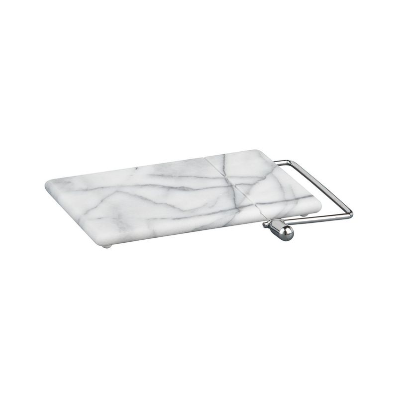 CRATE & BARREL - Tabla de Quesos de Mármol con Rebanador French Kitchen