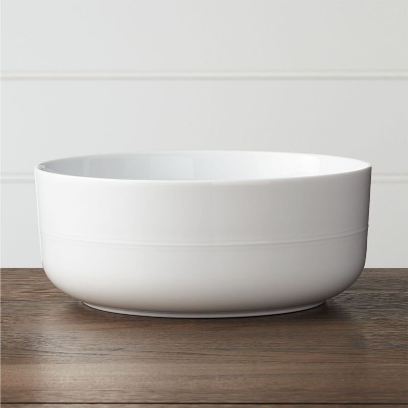 CRATE & BARREL - Bowl para Servir Hue Blanco