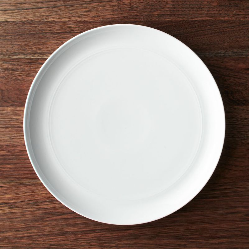 CRATE & BARREL - Plato Grande Hue Blanca