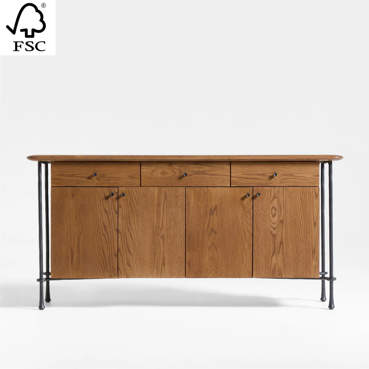 CRATE & BARREL - Aparador Brussels 4 Puertas