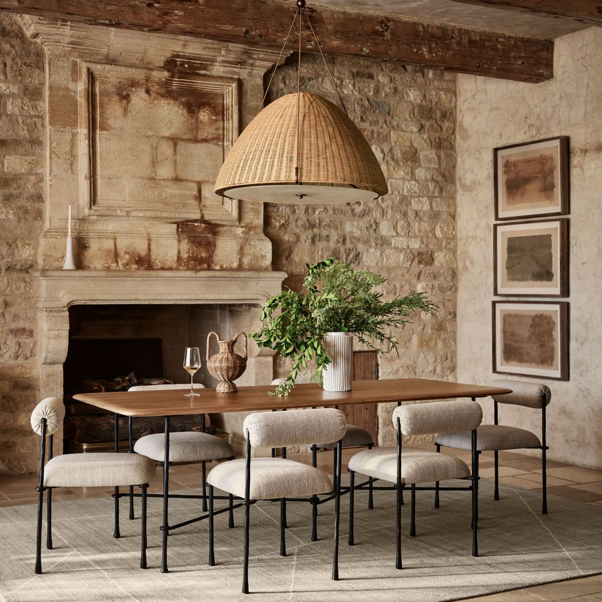 CRATE & BARREL - Silla De Comedor Brussels