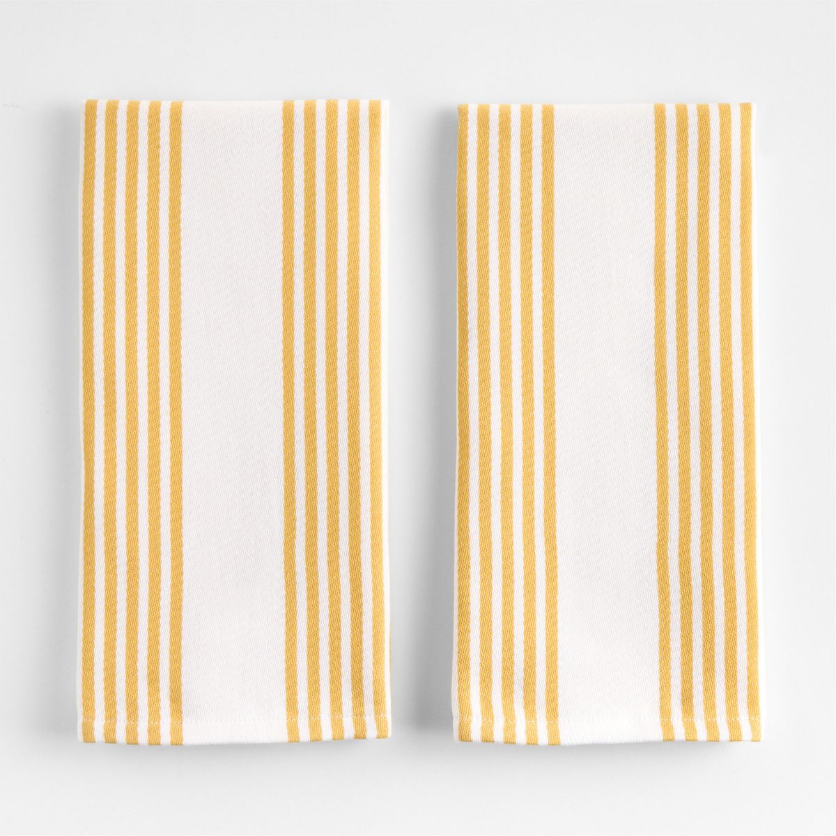 CRATE & BARREL - Set De 2 Paños De Cocina Rayas