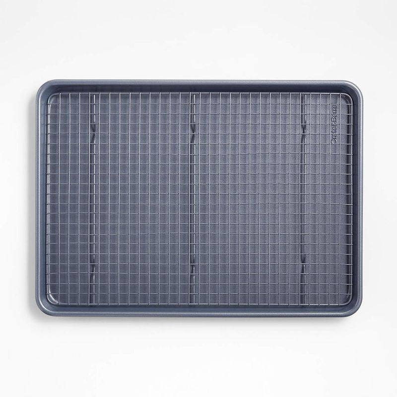 CRATE & BARREL - Set de Bandeja para Hornear con Rejilla