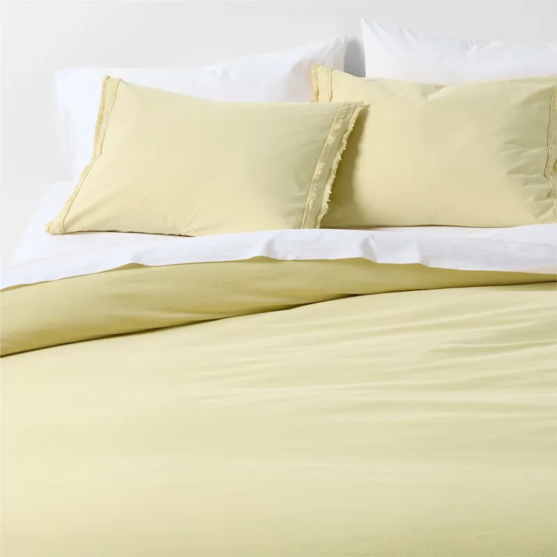 CRATE & BARREL - Funda de Duvet 100% Algodón Orgánico