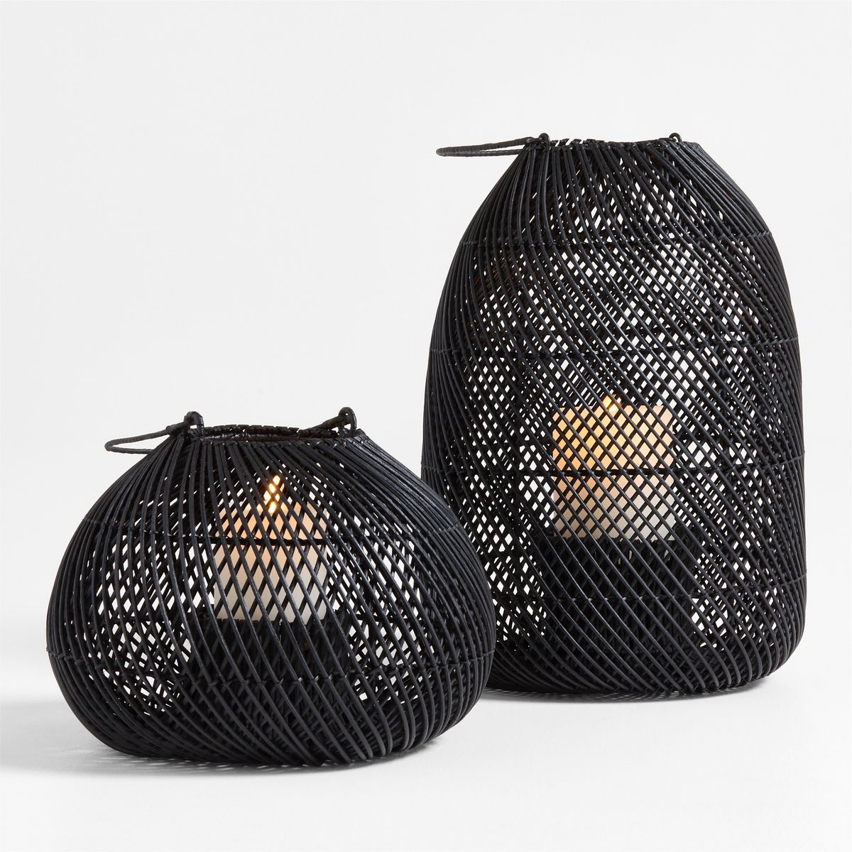 CRATE & BARREL - Farol Rota Tejido