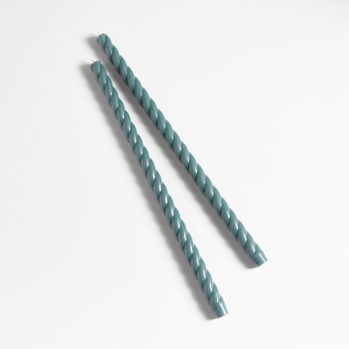 CRATE & BARREL - Set de 2 Velas Twisted 46cm