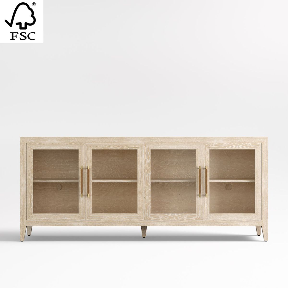 CRATE & BARREL - Consola Multimedia Clairemont 72"