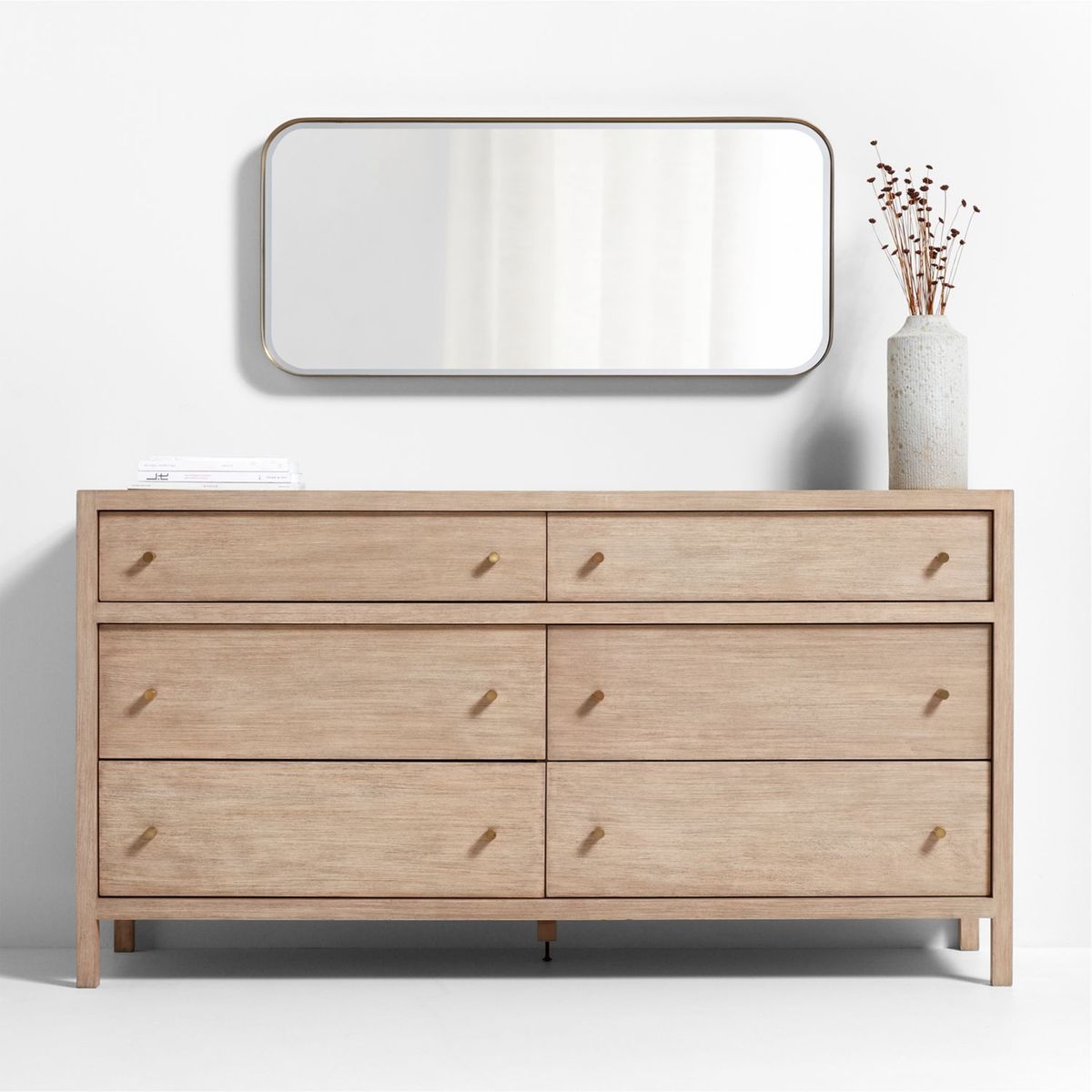 CRATE & BARREL - Espejo de Pared Edge 48x107cm