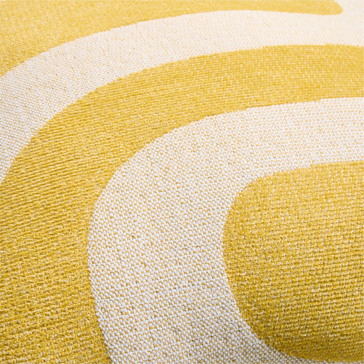 CRATE & BARREL - Cojín Sunbrella Retro Curves para Terraza 51x51cm