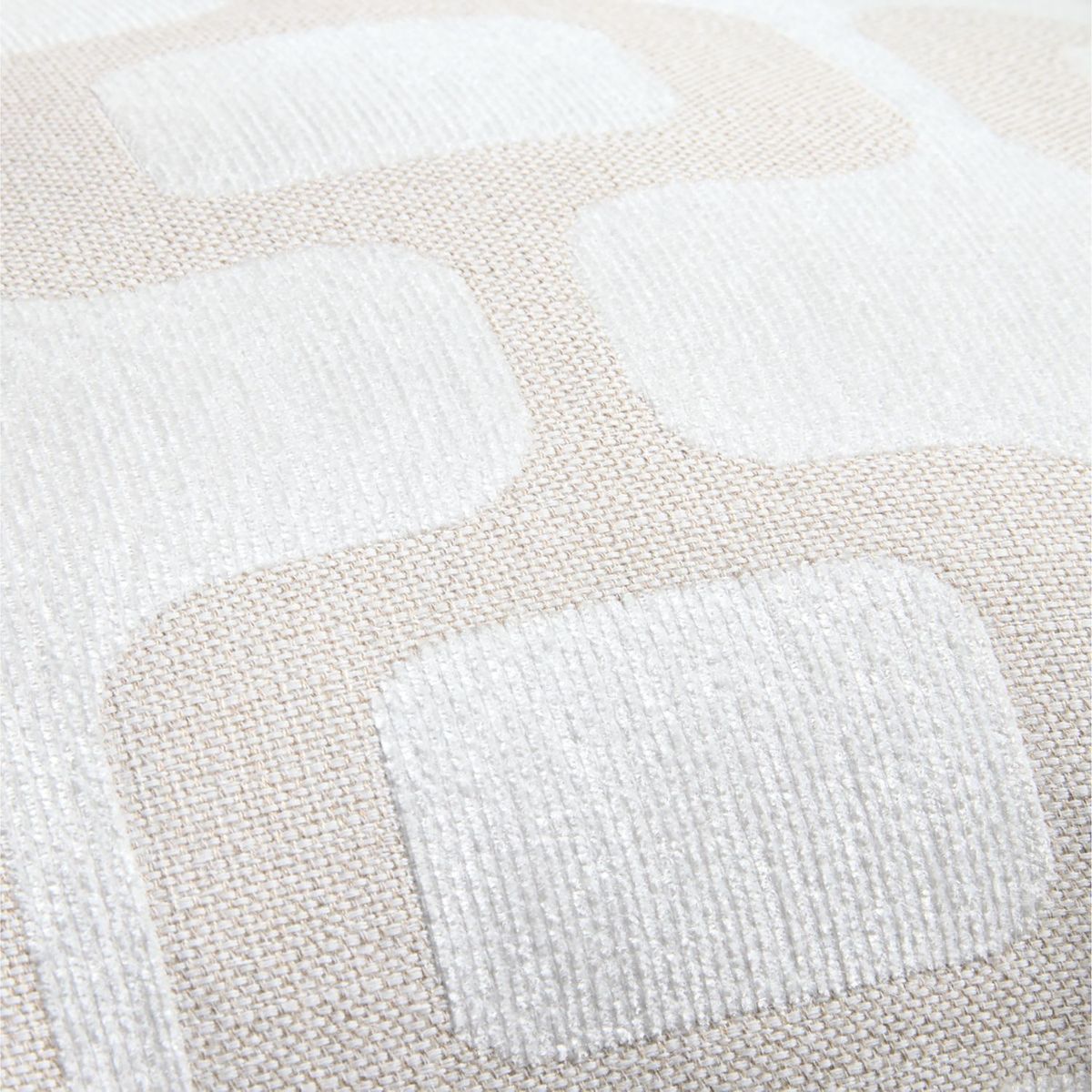 CRATE & BARREL - Cojín Sunbrella Retro Geo para Terraza 51x51cm