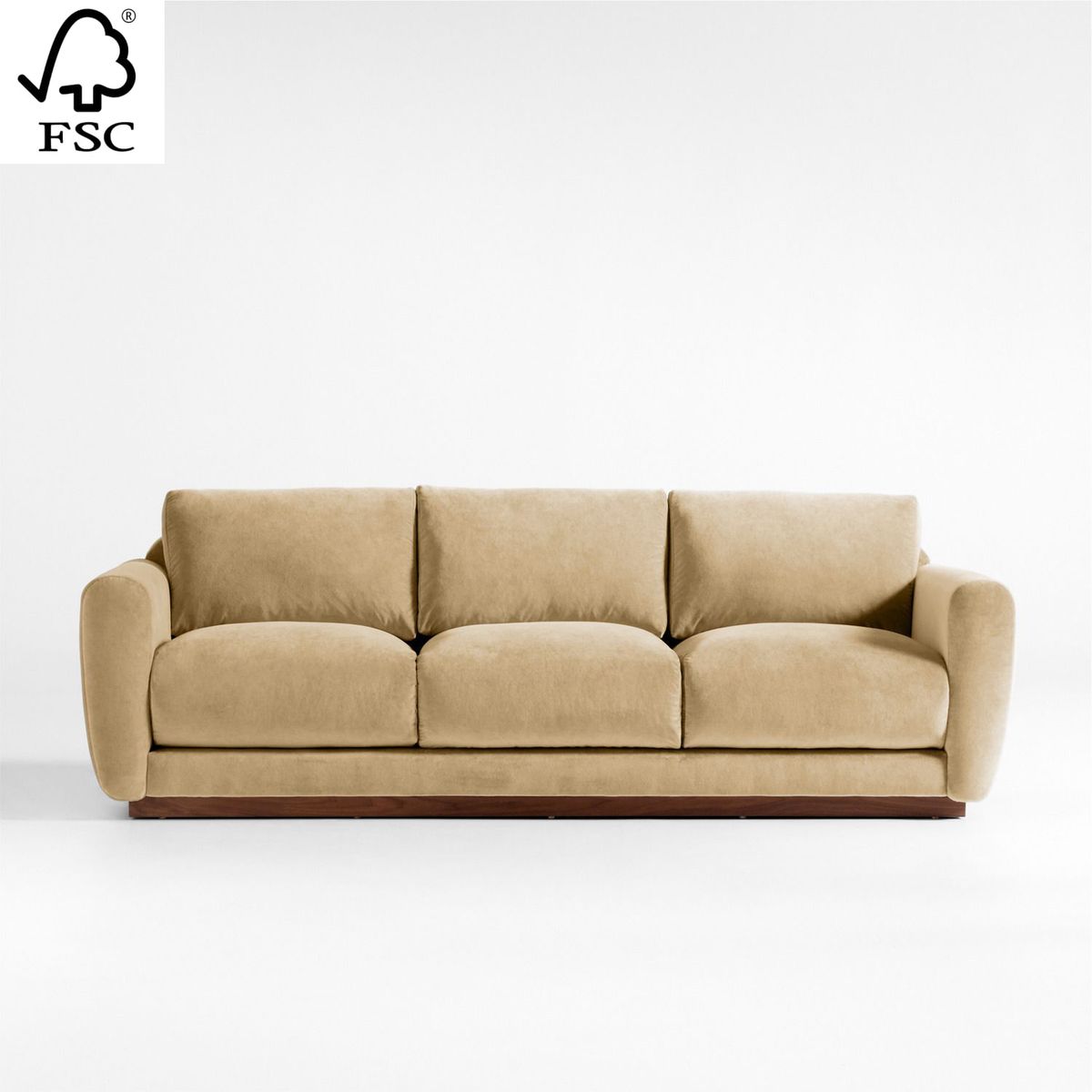 CRATE & BARREL - Sofá Deco 4 Cuerpos