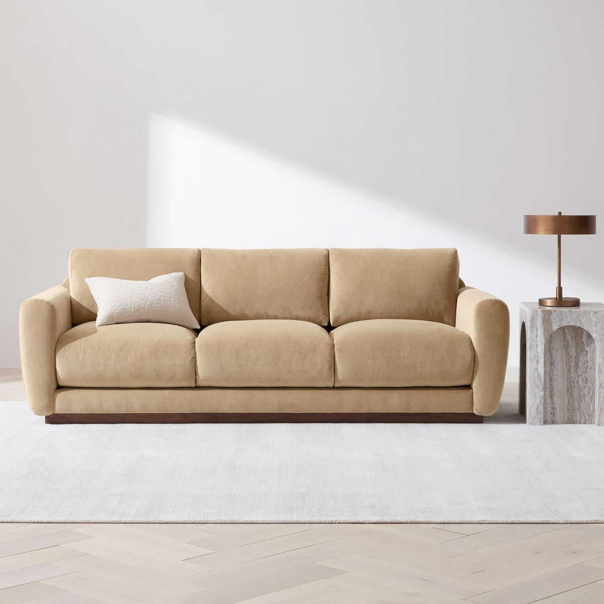 CRATE & BARREL - Sofá Deco 4 Cuerpos