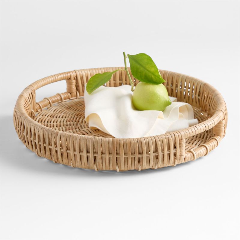 CRATE & BARREL - Bandeja Tejida