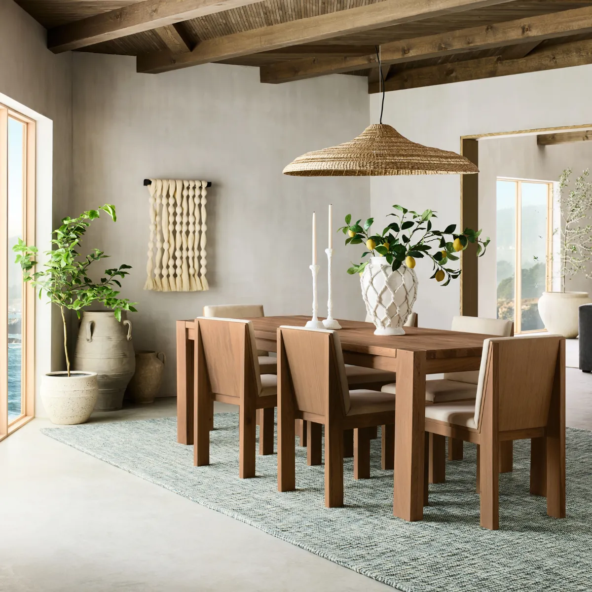 CRATE & BARREL - Mesa De Comedor Terra 8 Puestos