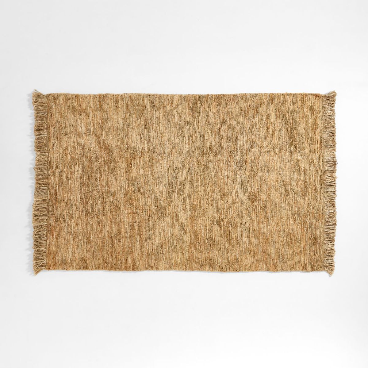 CRATE & BARREL - Alfombra De Yute Yuma Fringed Natural 152x244cm