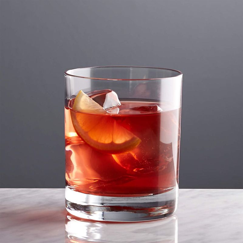 CRATE & BARREL - Vaso Anticuado Doble Aspen