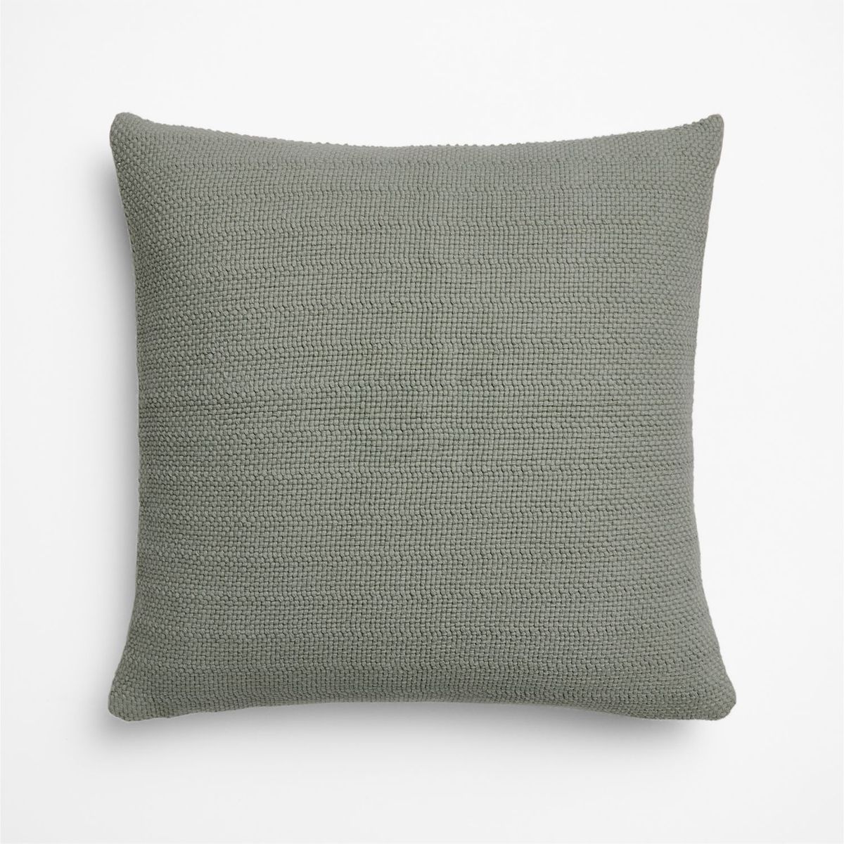 CRATE & BARREL - Funda Para Cojín De Algodón Orgánico Verde 51x51cm