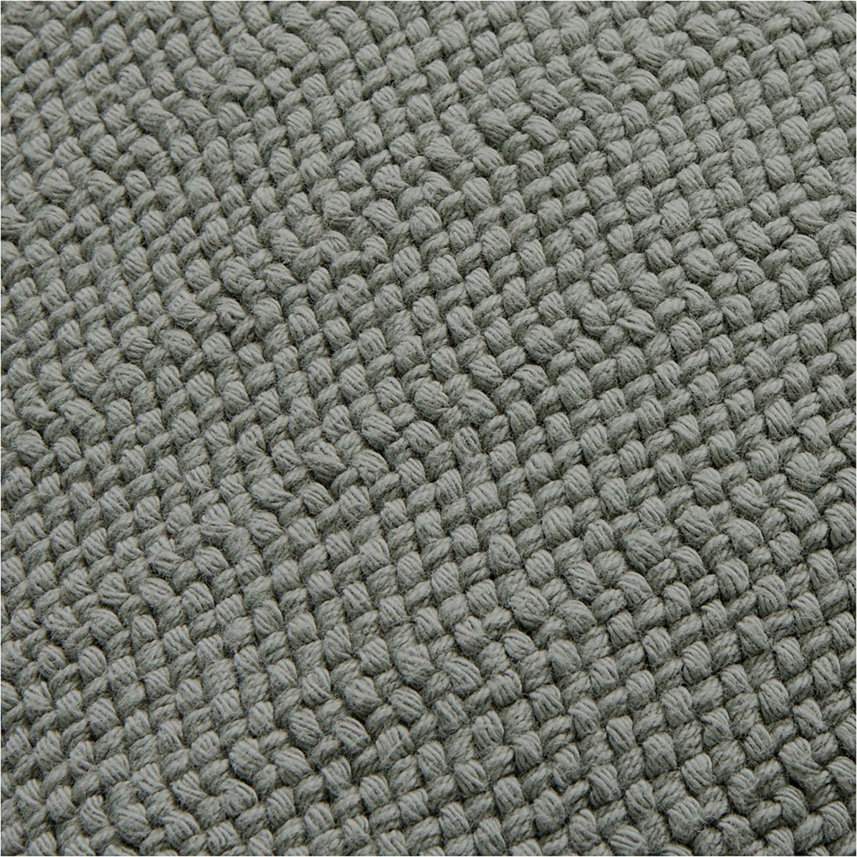 CRATE & BARREL - Funda Para Cojín De Algodón Orgánico Verde 51x51cm