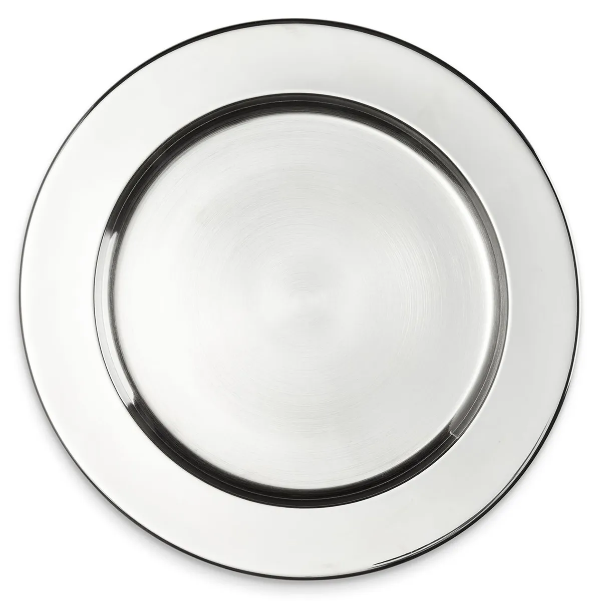 CRATE & BARREL - Plato de Sitio de Acero Inoxidable