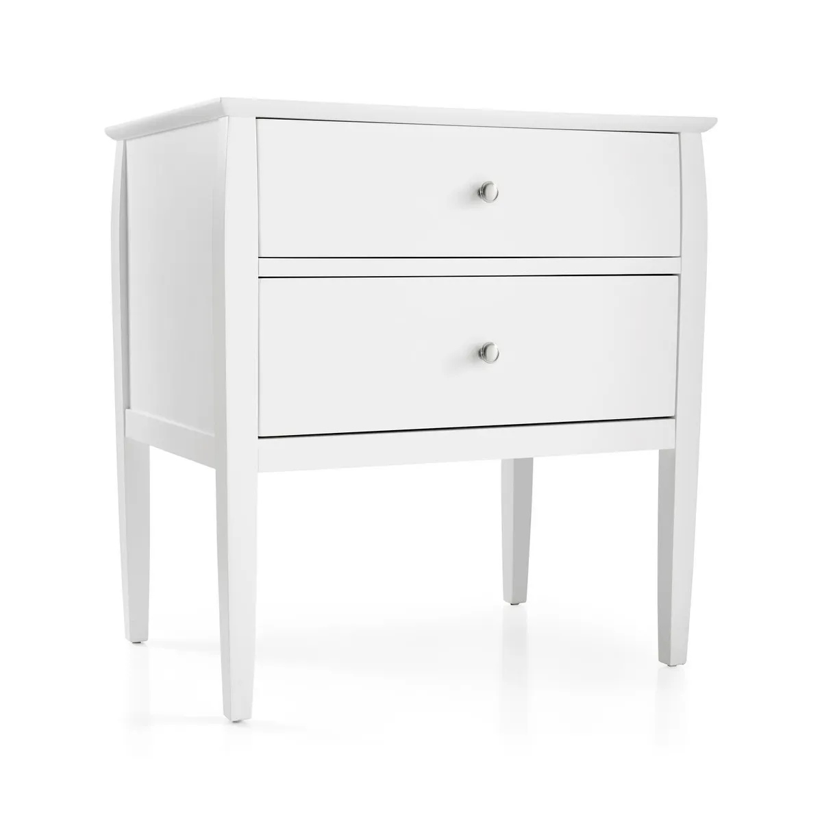 CRATE & BARREL - Mesa de Noche Mason 2 Cajones