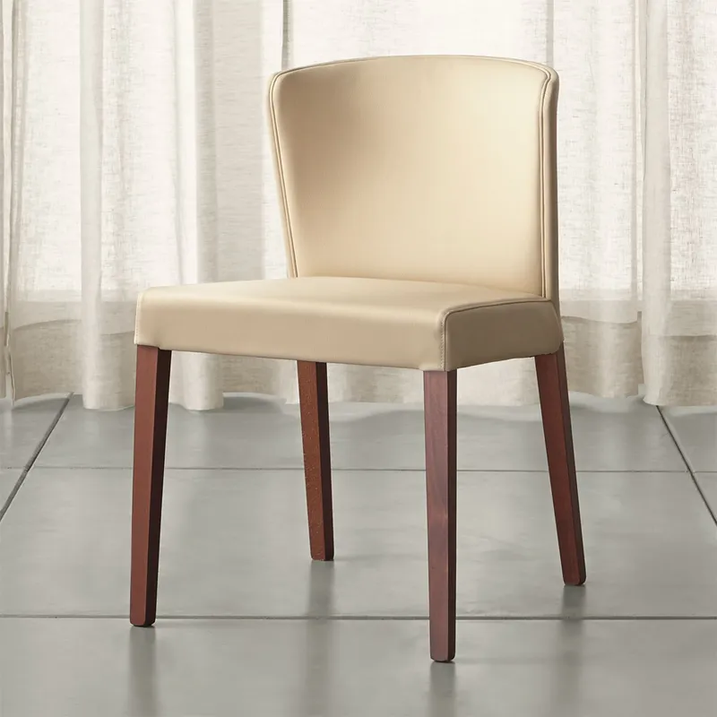 CRATE & BARREL - Silla de Comedor color Crema Curran 