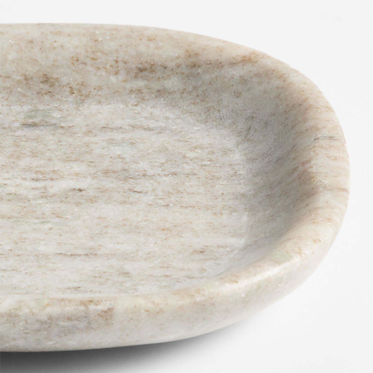 CRATE & BARREL - Set De 4 Posavasos De Marmol Tuscan
