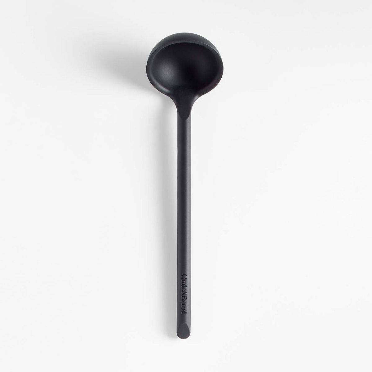 CRATE & BARREL - Cucharón de Silicona Negra