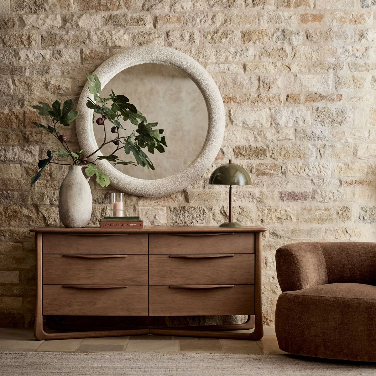 CRATE & BARREL - Cómoda Alrik 6 Cajones