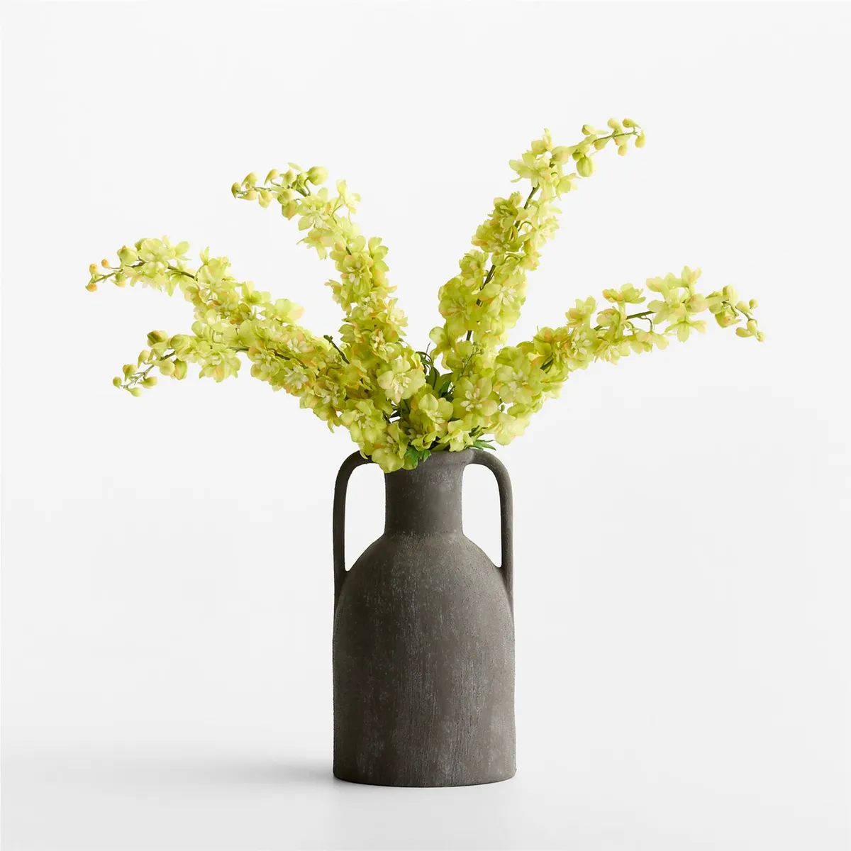 CRATE & BARREL - Rama Flor Delfinio Amarillo 109cm