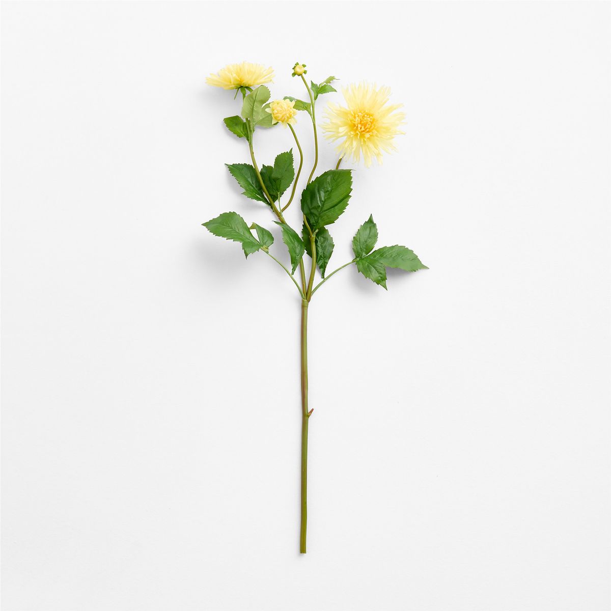 CRATE & BARREL - Rama Flor Dalia Amarilla 99cm
