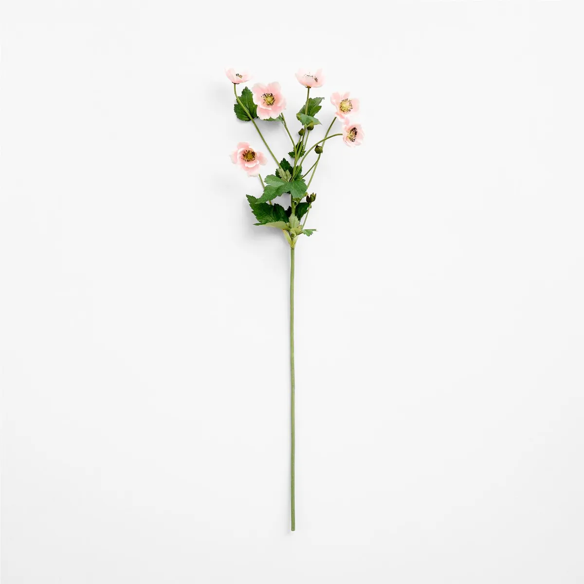 CRATE & BARREL - Rama Flor Anémona Japonesa Rosa 112cm