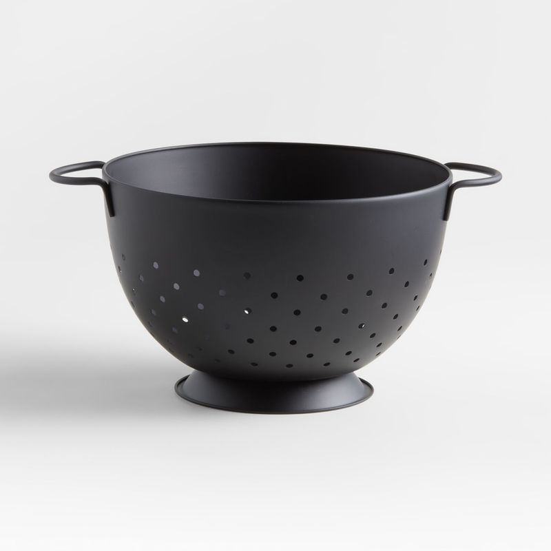 CRATE & BARREL - Colador Nera Negro