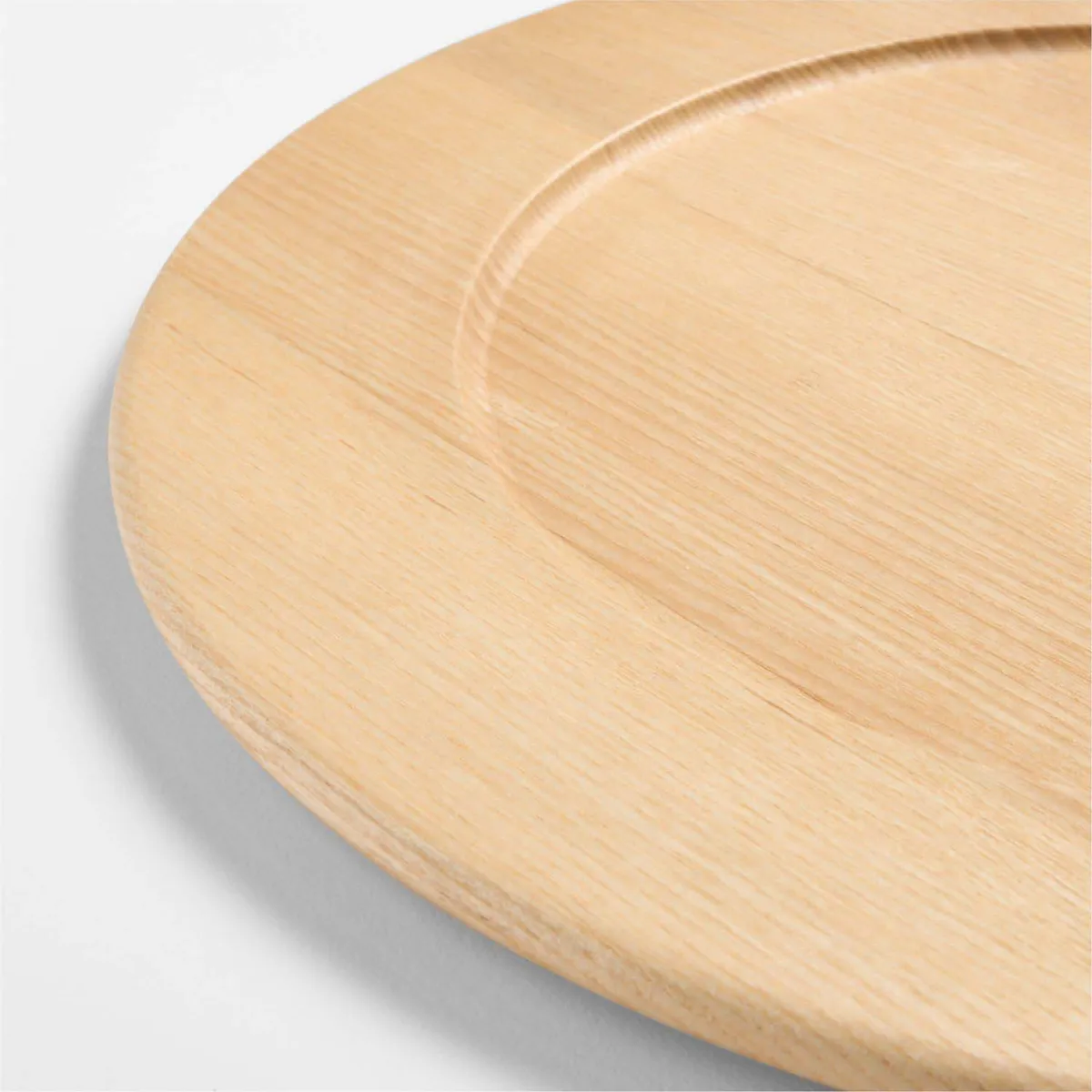 CRATE & BARREL - Plato de Sitio Madeira de Madera