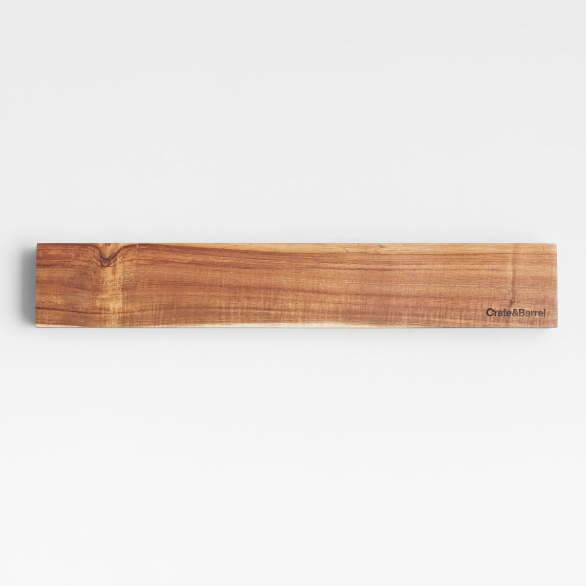 CRATE & BARREL - Barra de Pared Magnética de Madera Acacia para Cuchillos