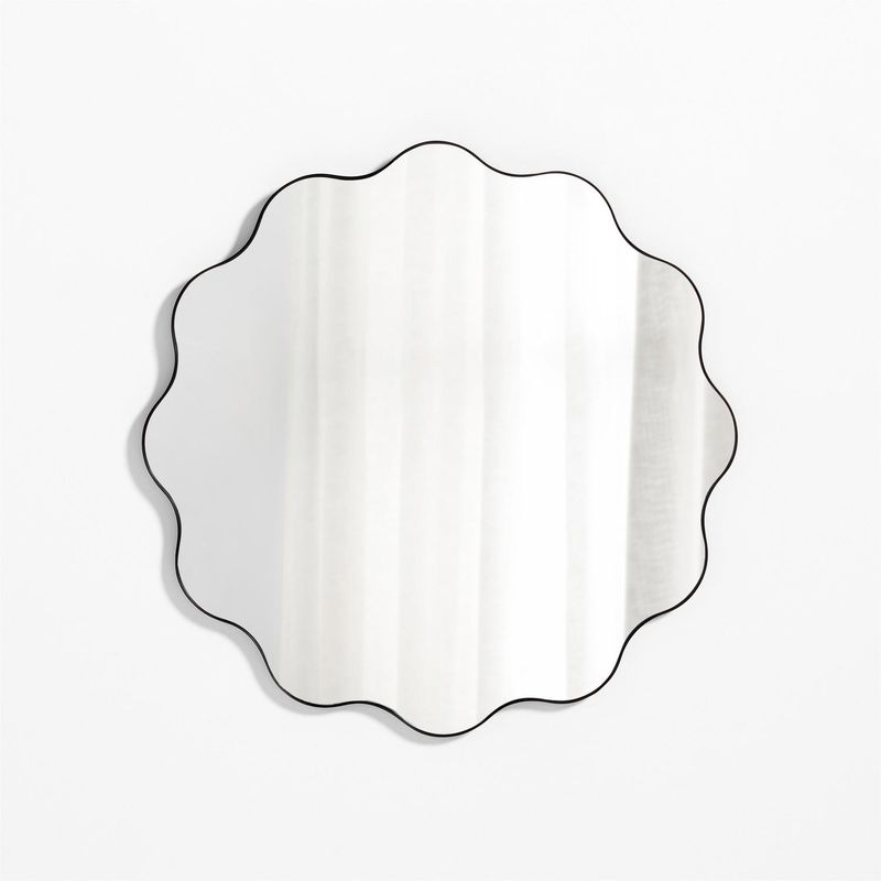 CRATE & BARREL - Espejo de Pared Waveland 76cm